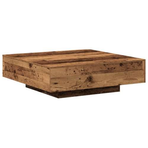 Stolić za kavu od starog drva 100x100x31 cm, napravljen od čvrstog drveta Cijena