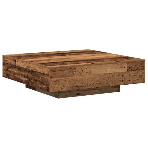 Stolić za kavu od starog drva 100x100x31 cm, napravljen od čvrstog drveta Cijena