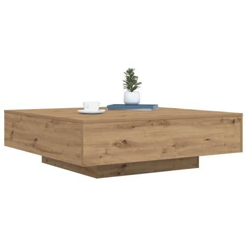 Stolić za kavu s LED svjetlima Artisan Oak 100x100x31 cm Cijena