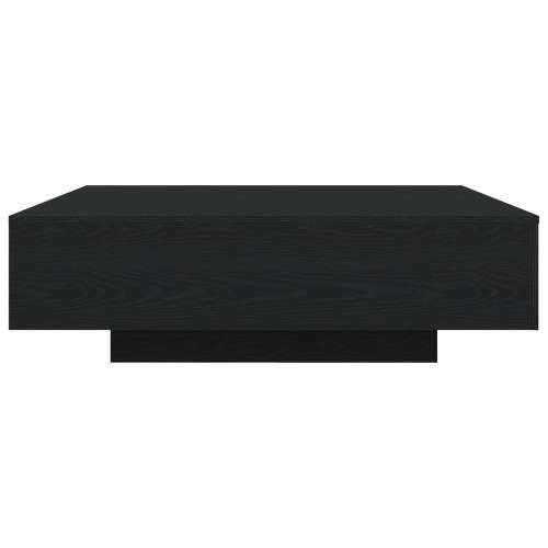 Stolić za kavu s LED svjetlima Crni hrast 100x100x31 cm Cijena