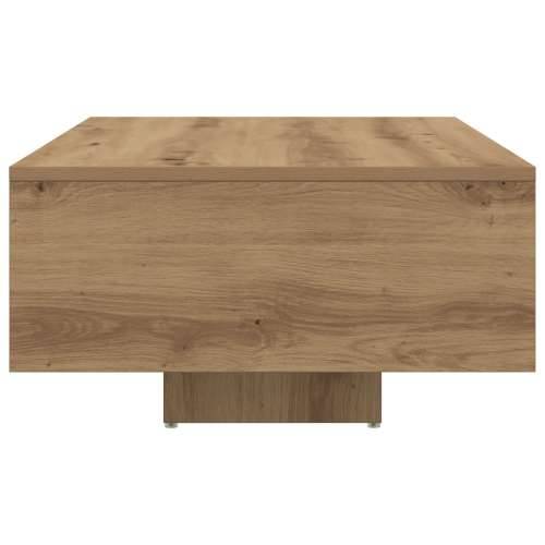 Stolić za kavu s LED svjetlima u boji hrasta 85x55x31 cm Cijena