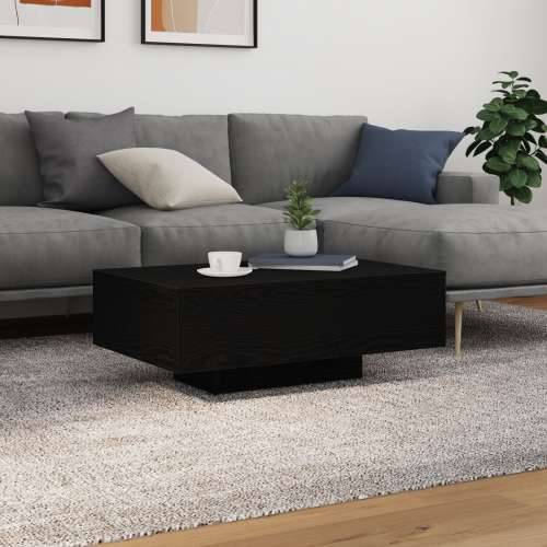 Stolić za kavu s LED svjetlima Crna hrast 85x55x31 cm Cijena