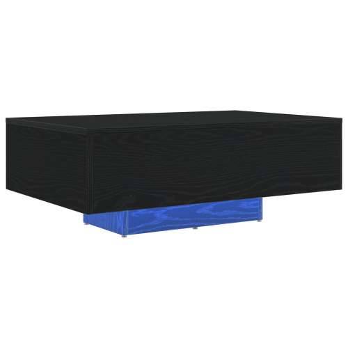 Stolić za kavu s LED svjetlima Crna hrast 85x55x31 cm Cijena
