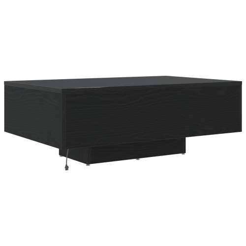 Stolić za kavu s LED svjetlima Crna hrast 85x55x31 cm Cijena