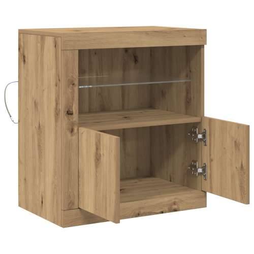 Sideboard s LED svjetlima Artisan Oak 60,5x37x67 cm Cijena