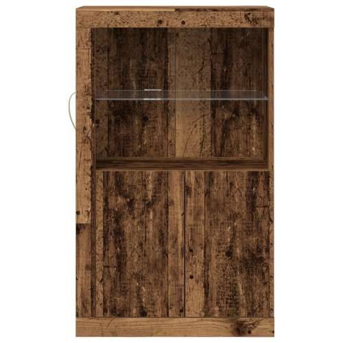 Sideboard s LED svjetlima od starog drveta 60,5x37x100 cm Cijena