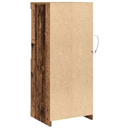 Komoda s LED svjetlima stari drvo 41x37x100 cm Cijena