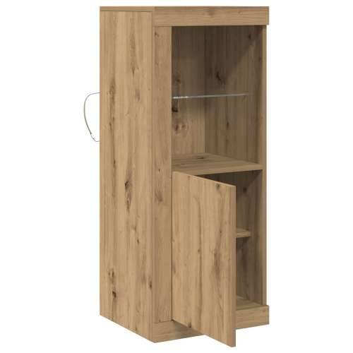 Komoda s LED rasvjetom, Artisan hrast, 41x37x100 cm Cijena