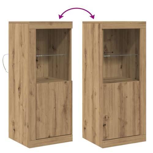 Komoda s LED rasvjetom, Artisan hrast, 41x37x100 cm Cijena