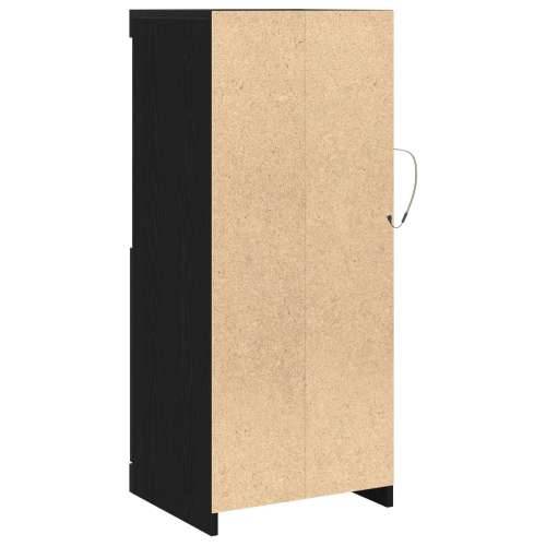 Komoda s LED svjetlima Crna Hrast 41x37x100 cm Cijena