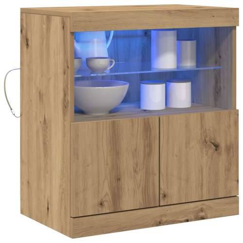 Komoda s LED svjetlima u Artisan hrastu 60x37x67 cm Cijena