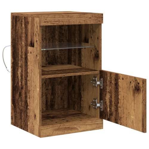 Komoda s LED svjetlima Stari drvo 41x37x67 cm Cijena