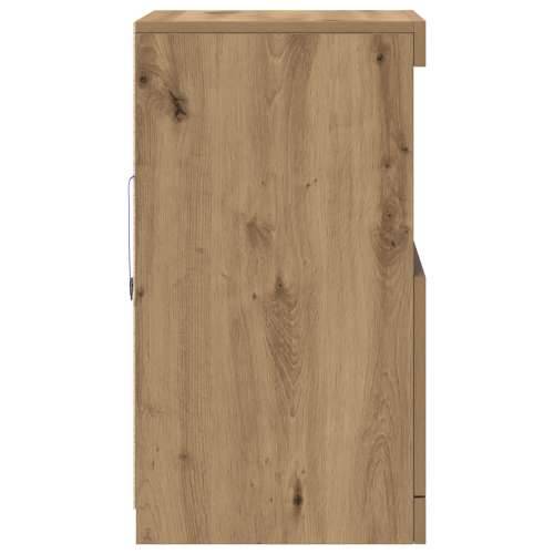 Komoda s LED svjetlima, umjetni hrast 41x37x67 cm Cijena