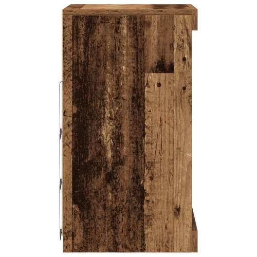 Komoda s LED svjetlima Stari drvo 41x37x67 cm Cijena