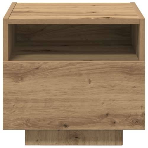 Noćni ormarić s LED svjetlima Artisan Oak 40x39x37 cm Cijena