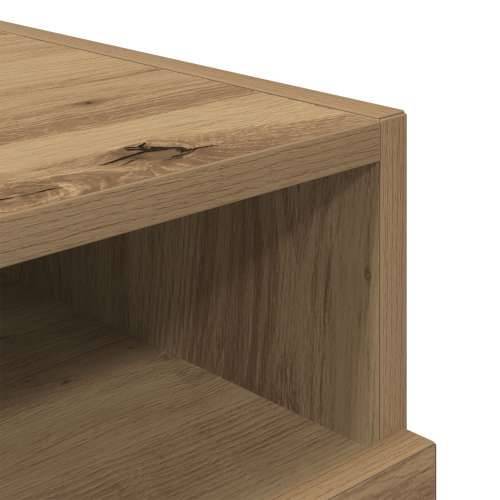 Noćni ormarić s LED svjetlima Artisan Oak 40x39x37 cm Cijena