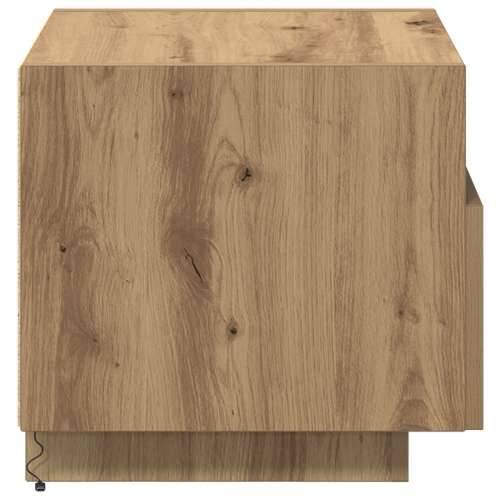Noćni ormarići s LED svjetlima 2 kom Artisan hrast 40x39x37 cm Cijena