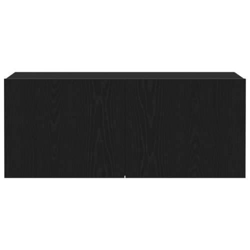 TV Zidna Kancelarija Crni Hrast 100x30x41 cm Konstruirano Drvo Cijena