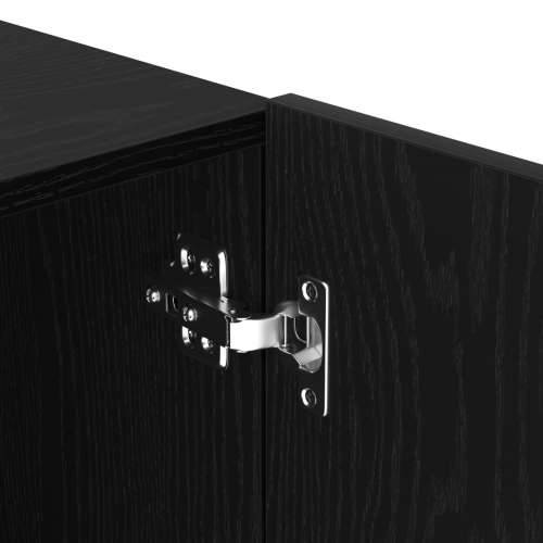 TV Zidna Kancelarija Crni Hrast 100x30x41 cm Konstruirano Drvo Cijena