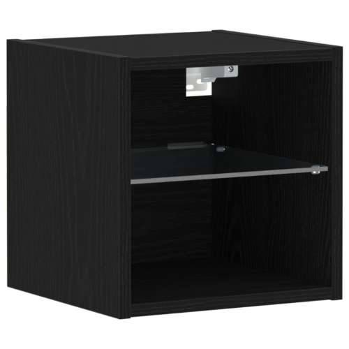 LED TV ormarić 2 kom Crni hrast 30x28,5x30 cm inženjerska drvo Cijena