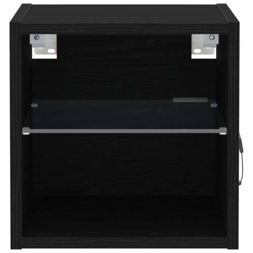 LED TV ormarić 2 kom Crni hrast 30x28,5x30 cm inženjerska drvo Cijena