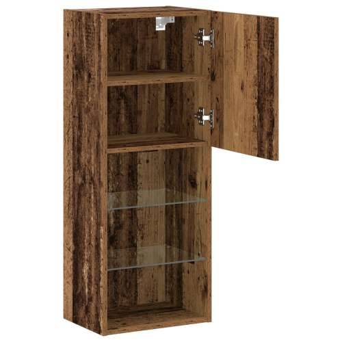 TV Kredenac s LED Osvjetljenjem Stari Drvo 40,5x30x102 cm Cijena
