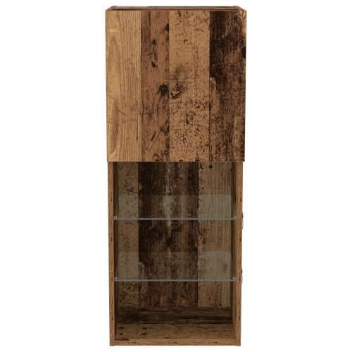 TV Kredenac s LED Osvjetljenjem Stari Drvo 40,5x30x102 cm Cijena
