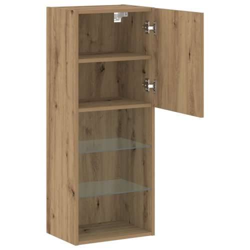 TV kabinet s LED svjetlima Artisan hrast 40,5x30x102 cm Cijena
