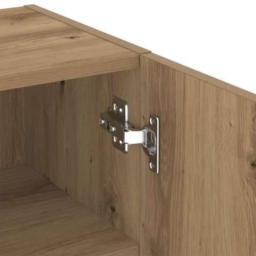 TV kabinet s LED svjetlima Artisan hrast 40,5x30x102 cm Cijena