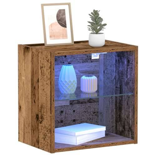 Plutajuća polica 2 komada Staro drvo 40x28,5x40 cm Konstruirano drvo Cijena