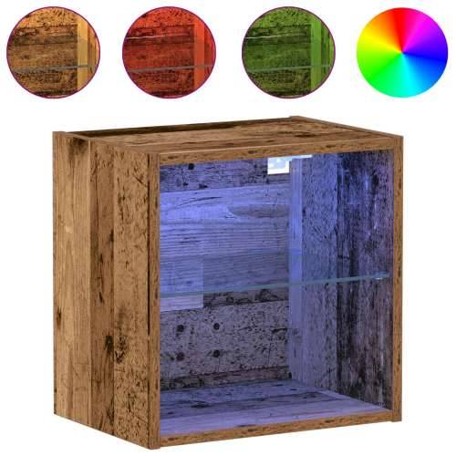 Plutajuća polica 2 komada Staro drvo 40x28,5x40 cm Konstruirano drvo Cijena