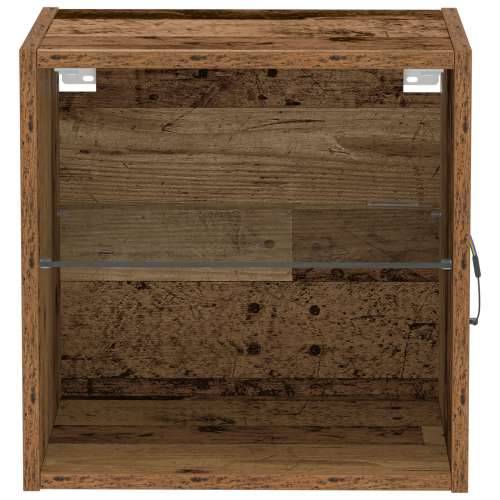 Plutajuća polica 2 komada Staro drvo 40x28,5x40 cm Konstruirano drvo Cijena