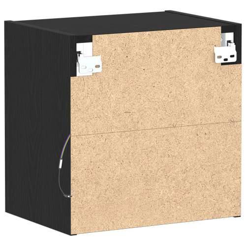 Plutajuća polica Crna hrastovina 40x28,5x40 cm Konstruirano drvo Cijena