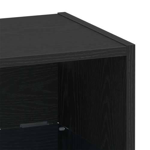 Plutajuća polica Crna hrastovina 40x28,5x40 cm Konstruirano drvo Cijena