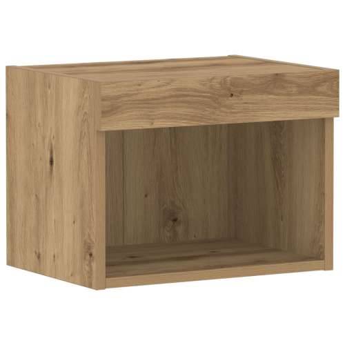Ormarići s LED svjetlima 2 kom Artisan hrast 40x30x30 cm Cijena