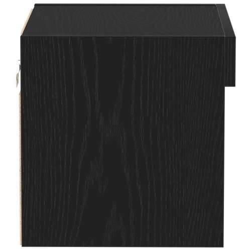 Zidne ormare s LED svjetlima 2 kom Crni hrast 40x30x30 cm Cijena