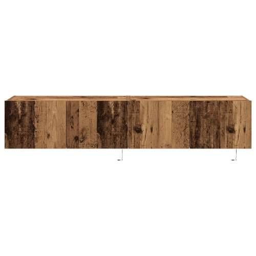 TV zidni ormari s LED svjetlima 2 kom Ostar drvo 80x35x31 cm Cijena