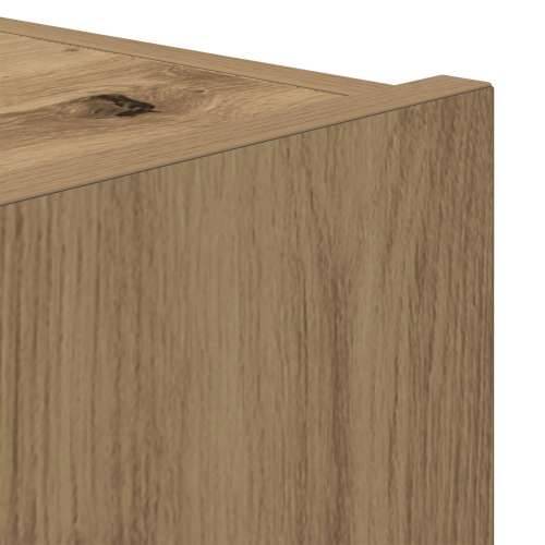 TV Zidni Kabinet s LED Osvjetljenjem, Umjetni Hrast 80x35x31 cm Cijena
