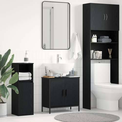 Kabinet za Lavabo - Umivaonik u kupaonici Crni hrast 60x30x60 cm Konstruirano drvo Cijena