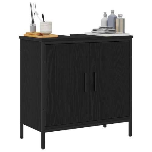 Kabinet za Lavabo - Umivaonik u kupaonici Crni hrast 60x30x60 cm Konstruirano drvo Cijena