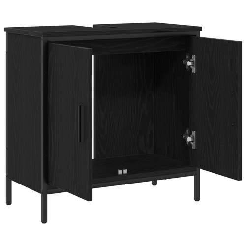 Kabinet za Lavabo - Umivaonik u kupaonici Crni hrast 60x30x60 cm Konstruirano drvo Cijena