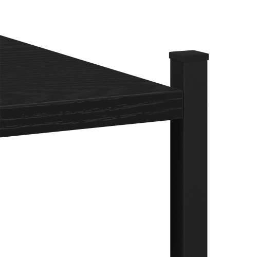 Crna ormar za kupaonicu hrast 33x33x120,5 cm konstruirano drvo Cijena