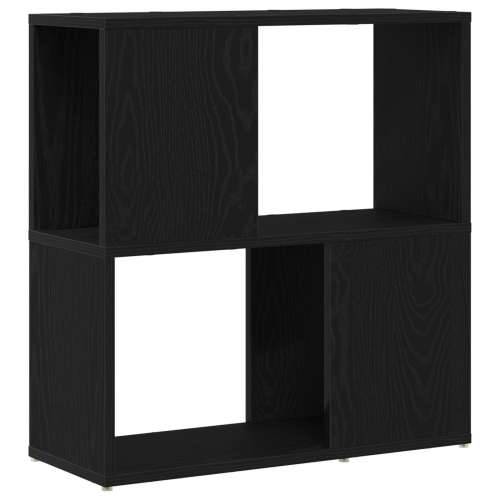 Polica za knjige - Crni hrast 60x24x63 cm od konstruiranog drva Cijena