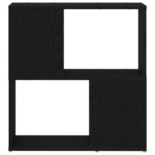 Polica za knjige - Crni hrast 60x24x63 cm od konstruiranog drva Cijena