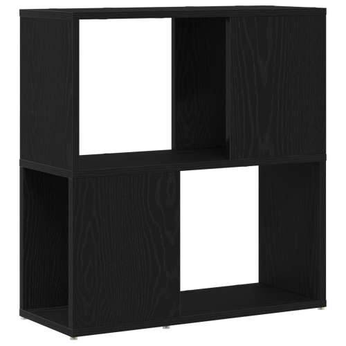 Polica za knjige - Crni hrast 60x24x63 cm od konstruiranog drva Cijena