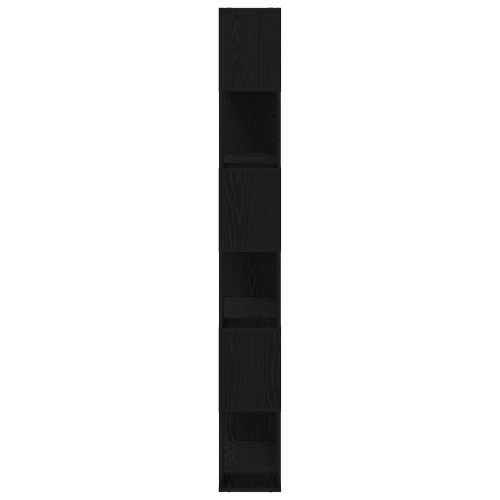 Polica za knjige Crni hrast 80x24x186 cm Konstruirano drvo Cijena