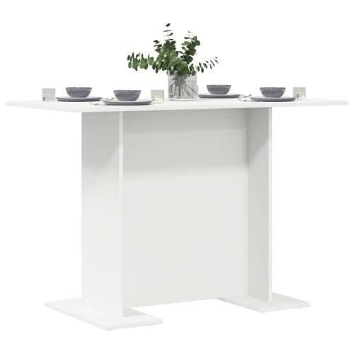 Blagovaonski Stol Bijeli 110x60x75 cm Konstruirano drvo Cijena