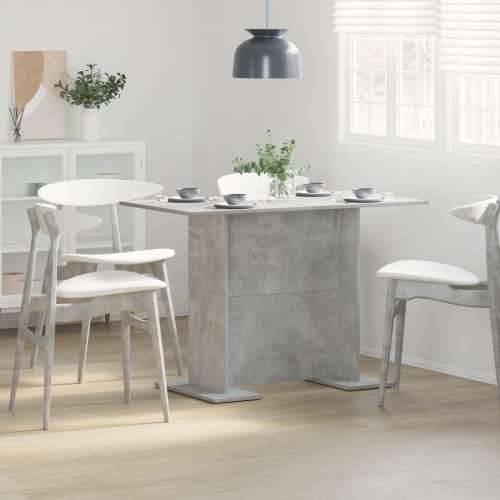 Blagovaonski Stol Betonske Sive Boje 110x60x75 cm Konstruirano Drvo Cijena