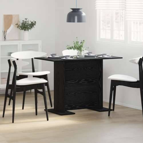 Blagovaonski Stol Crna Hrast 110x60x75 cm Konstruirano drvo Cijena