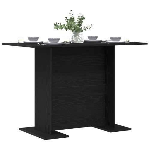 Blagovaonski Stol Crna Hrast 110x60x75 cm Konstruirano drvo Cijena